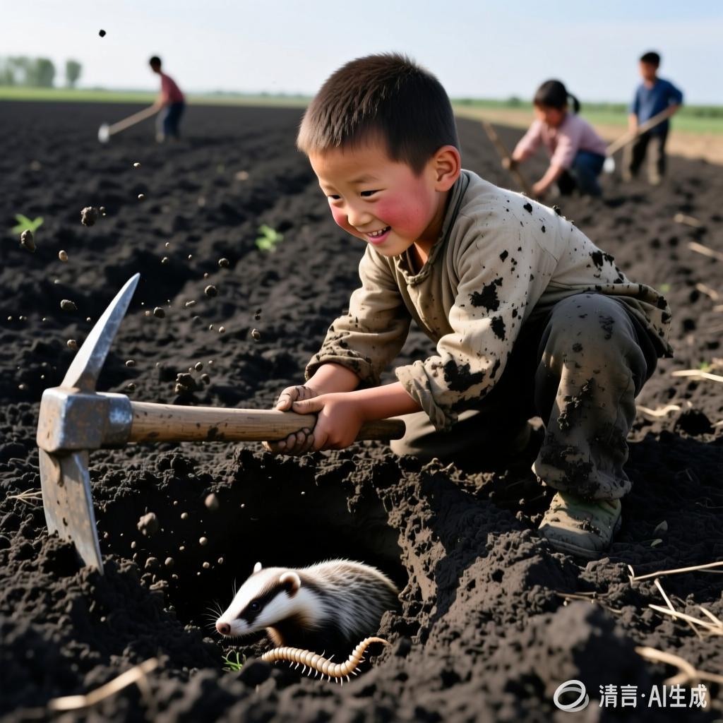 万肇平:【土掉渣·滑溜曲】剜獾虫《中国憨派文学》(图2)