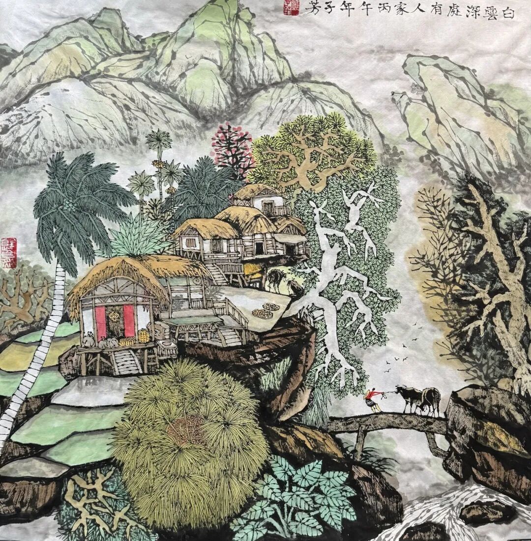 邓子芳《众妙之源》中国当代百位书画名家作品专集（图7）