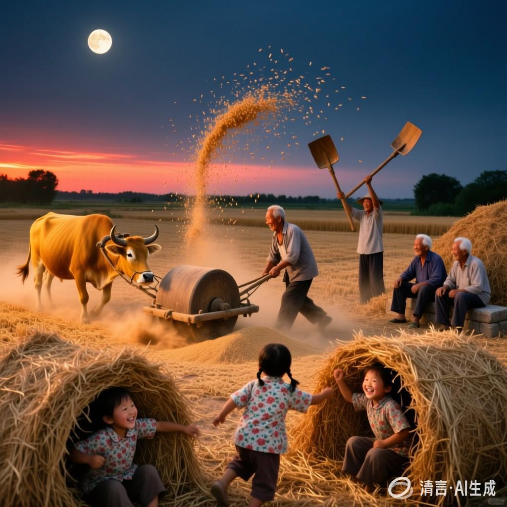 【中国憨派文学】刘兴荣:忆儿时打麦场上(图2)