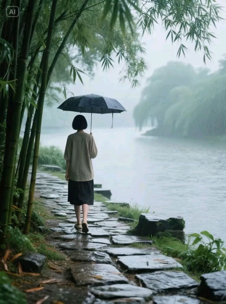 自由体//雨行（外一首）作者//郑金波（图5）