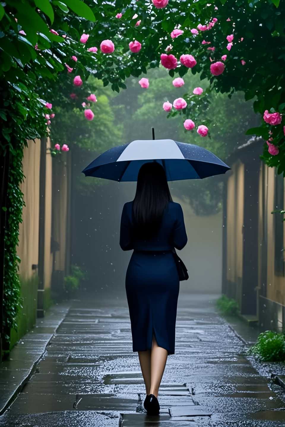 自由体//雨行（外一首）作者//郑金波（图7）
