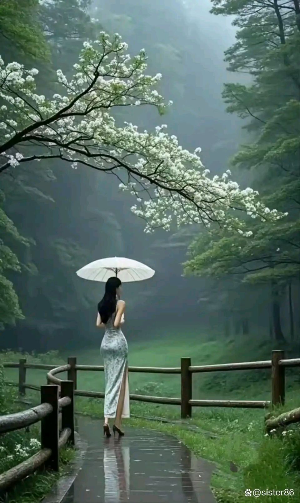自由体//雨行（外一首）作者//郑金波（图6）