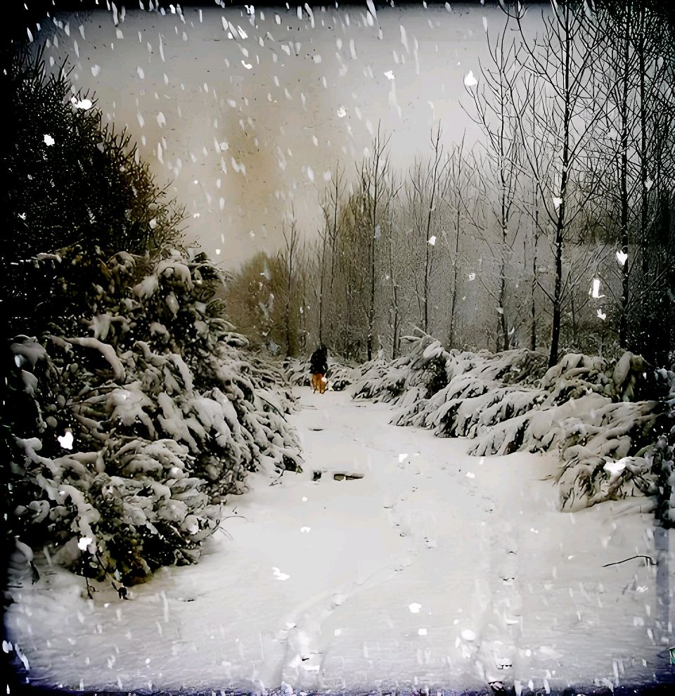 中华红旗国际诗社~北京头条~雪停了,我的思念落了一地:作者/王宏宇:主播/金苹果(图3)
