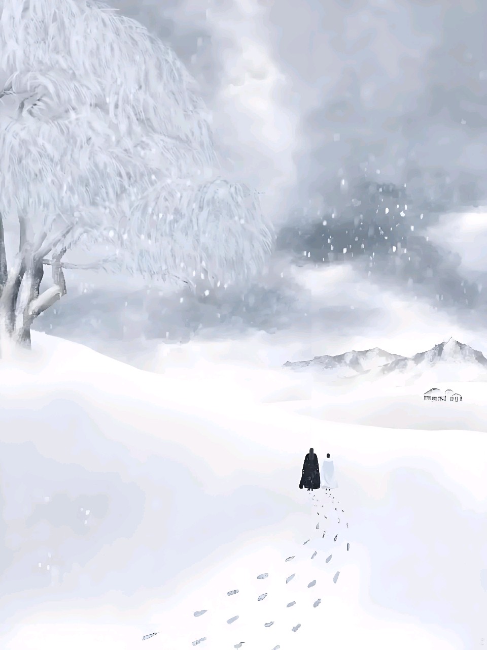 中华红旗国际诗社~北京头条~雪停了，我的思念落了一地:作者/王宏宇:主播/金苹果（图5）