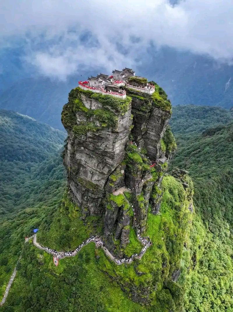 九合群第86期唱和：咏梵净山红云金顶||巴彦诗协【1162】（图5）