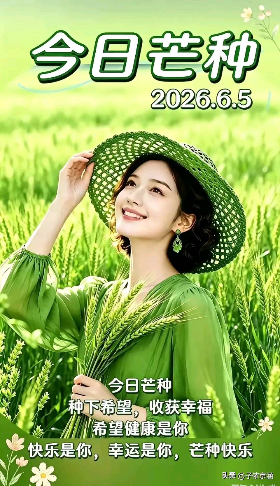 微型散文诗《田埂上的忙与芒》