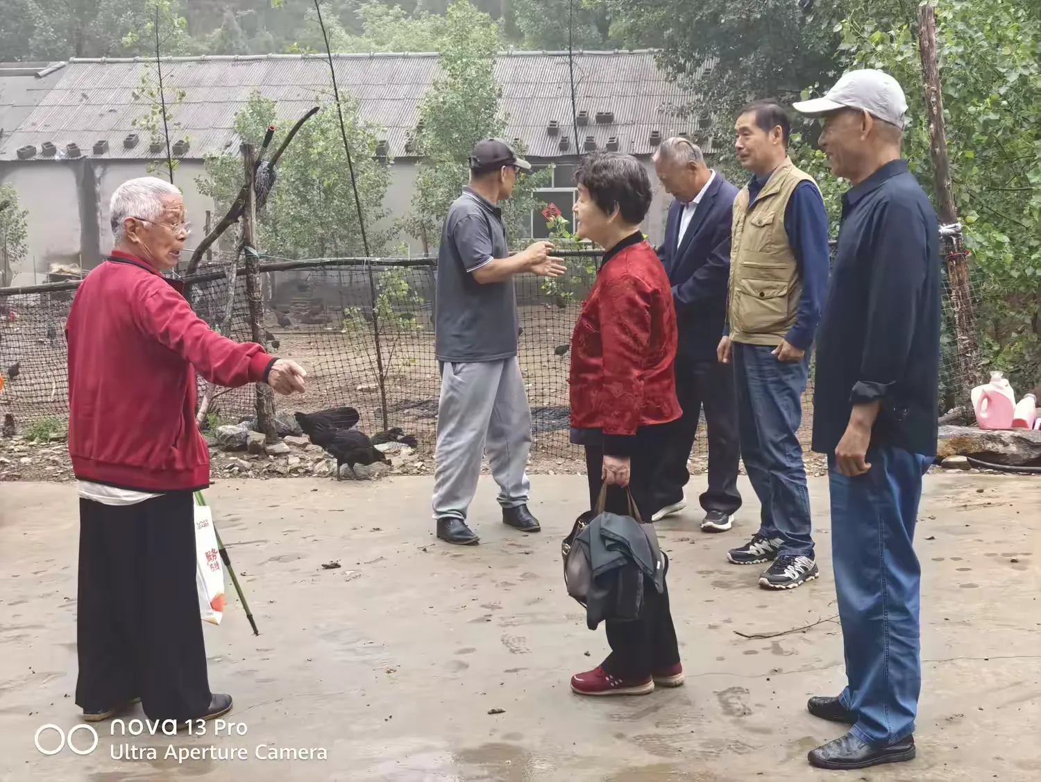 简篇-访友穿山雨 谈诗入翠林