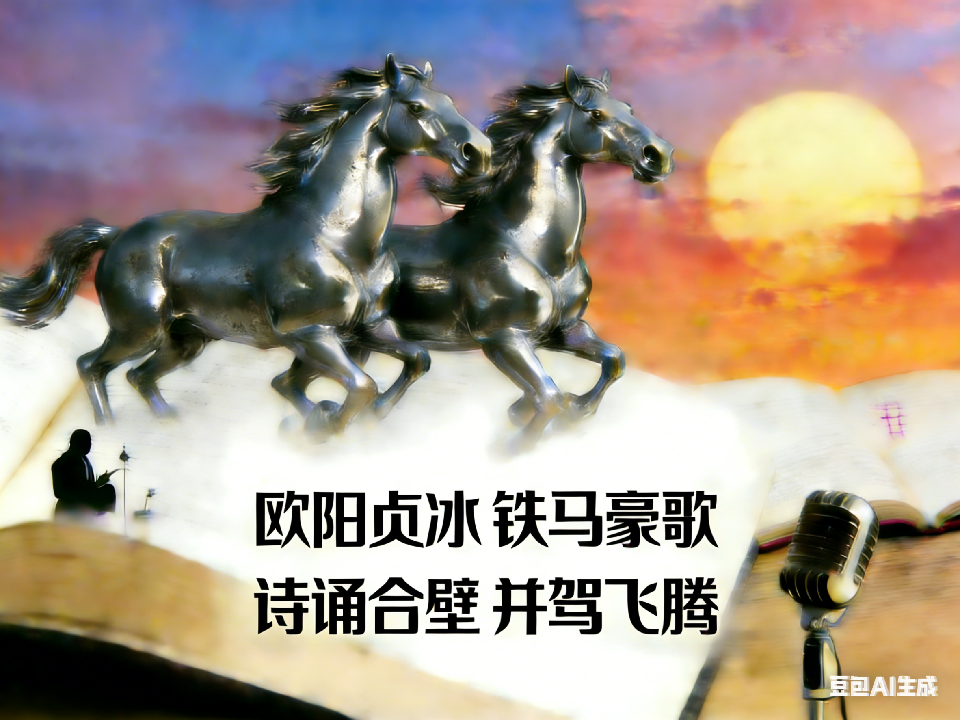 诗诵合璧 并驾飞腾 的图片