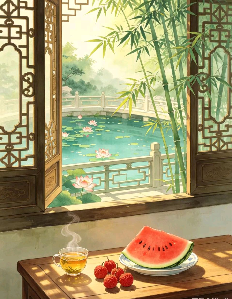【融川文苑】行香子·夏至闲窗（图3）