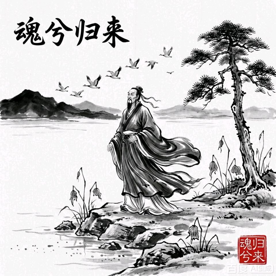 刘林丽诗歌同题诗朗诵《端午 屈原》主播/冬虫夏草 编辑制作/刘林丽（图7）