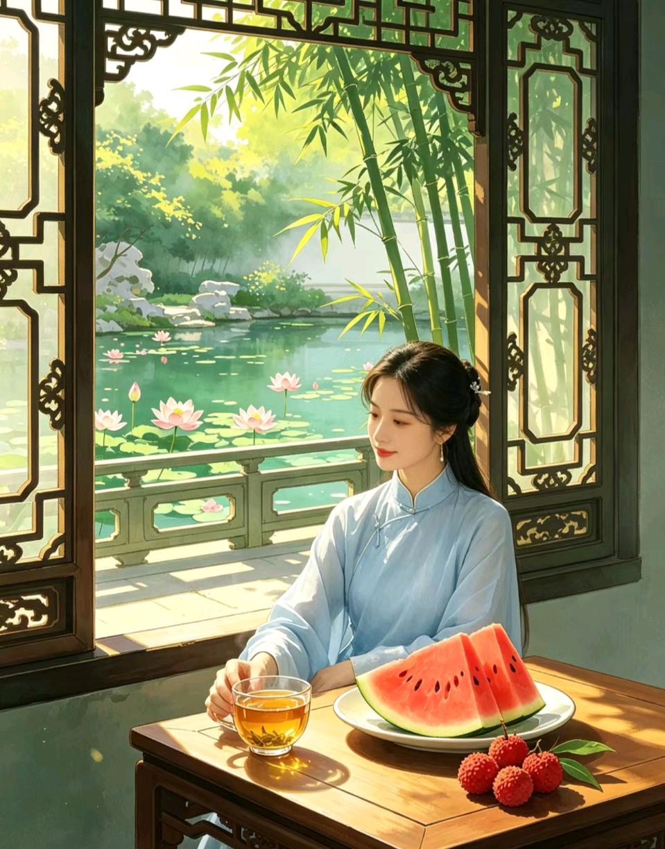 【融川文苑】行香子·夏至闲窗（图6）