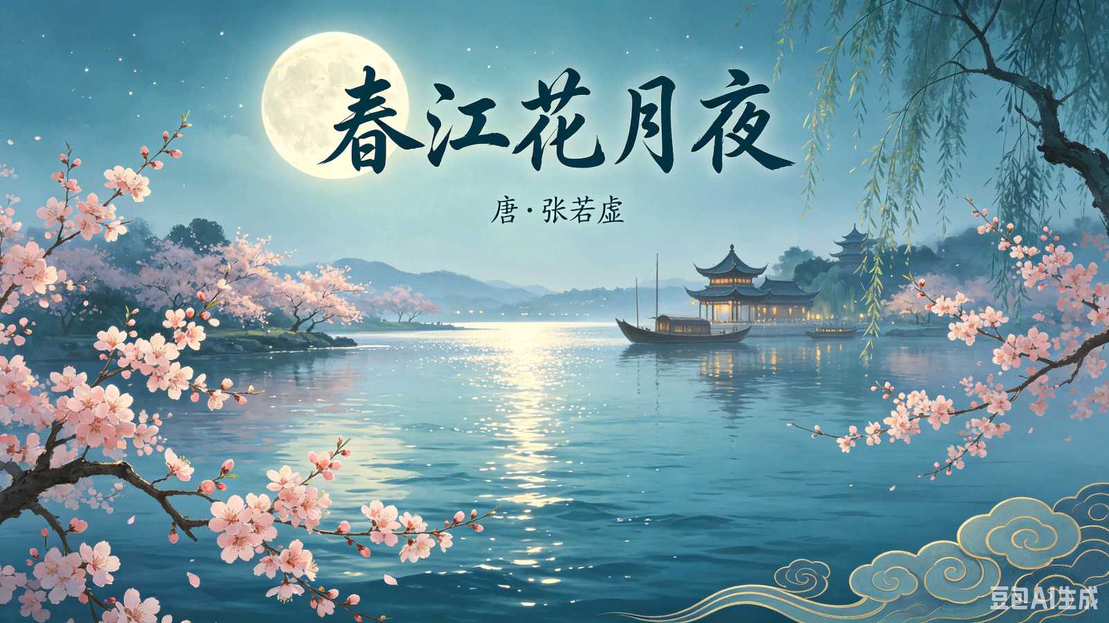 《春江花月夜》作者/[唐]张若虚/诵读/石宁（图2）