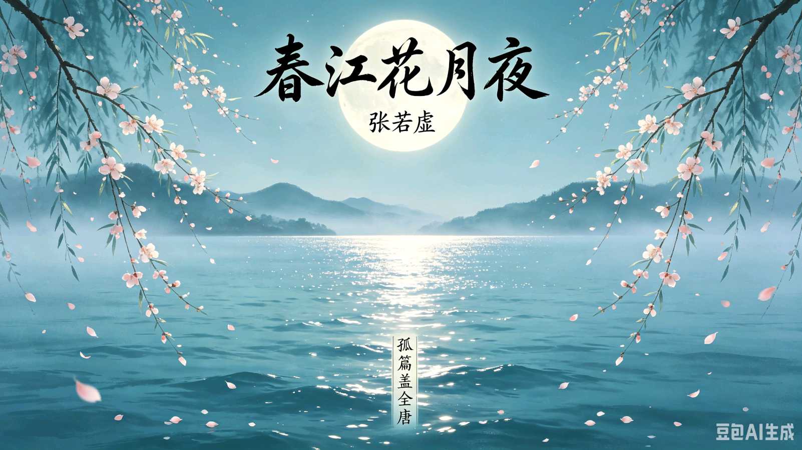 《春江花月夜》作者/[唐]张若虚/诵读/石宁（图7）