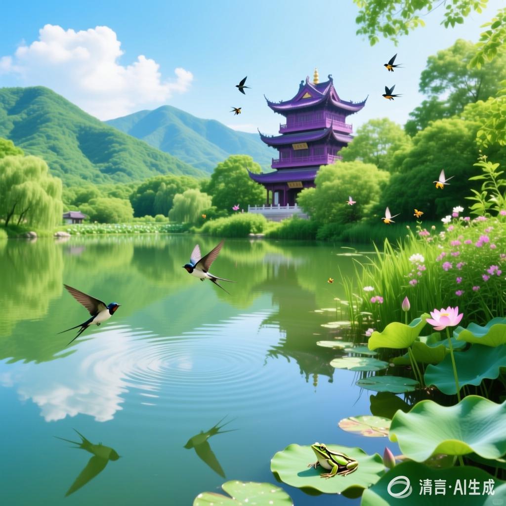 【中国憨派文学】张国贤:夏初临 ·夏日即景(通韵)(张先体)(图2)