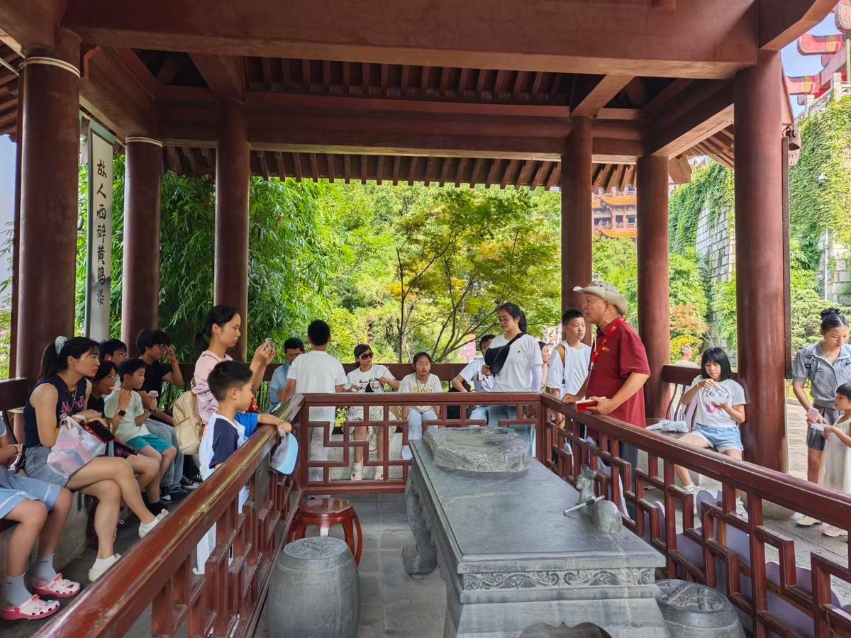 周智敏：一日往返游汉 皖地母女打卡黄鹤楼（图3）