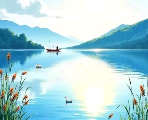 【名家精品】鄱阳湖二首 文/釣翁（辽宁）（图5）