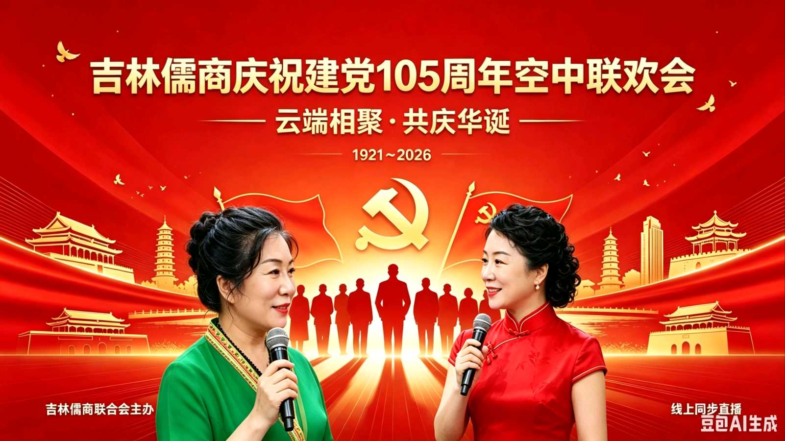 吉林儒商为庆祝建党105周年空中盛会视频音频展播（图2）