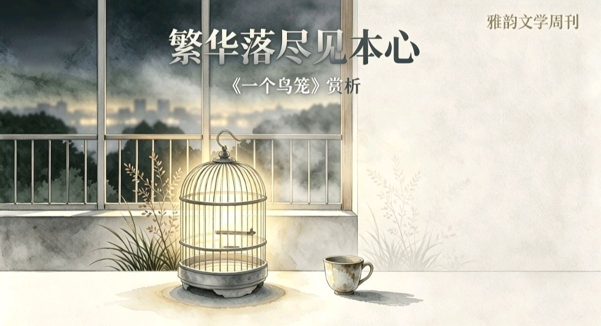 [ 雅韵文学周刊 ] 繁华落尽见本心//——哲理小品散文《一个鸟笼》赏析//作者：韦国才（图6）