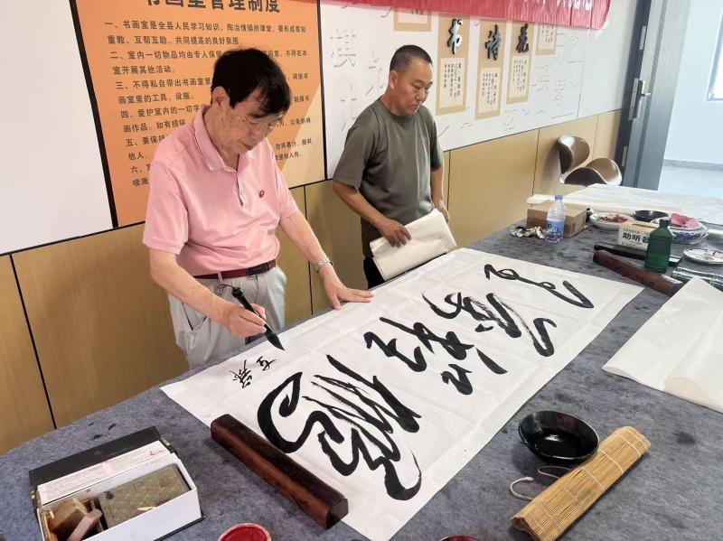 庆祝中国共产党成立105周年文艺演出暨书画笔会活动在周至隆重举办(图28)