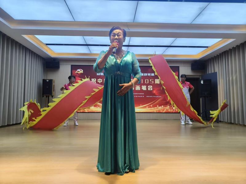 庆祝中国共产党成立105周年文艺演出暨书画笔会活动在周至隆重举办(图10)