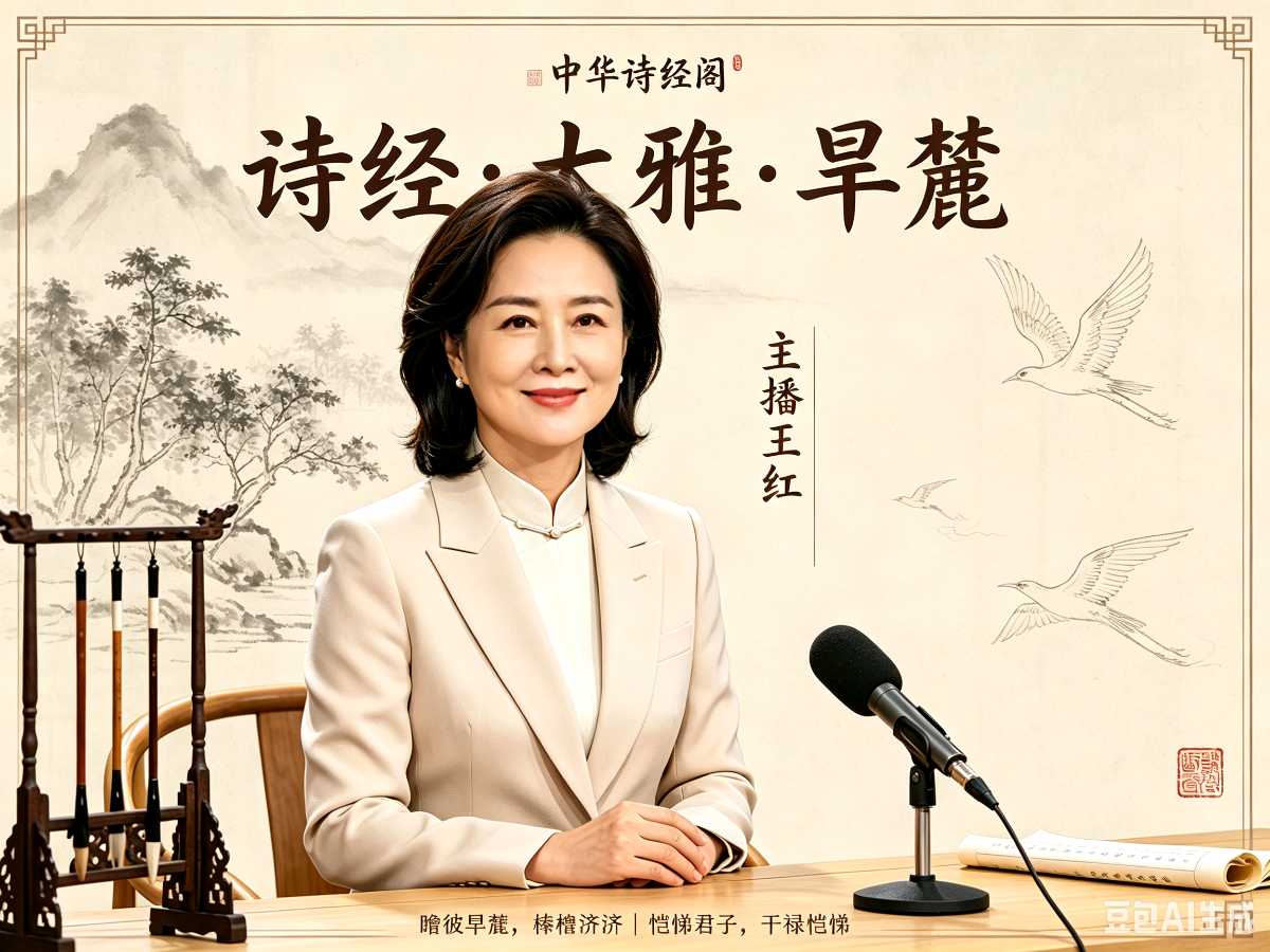 诗经版：《旱麓》诗经部部长兼顾问-河间诗经学会会长董杰 诗经部编委兼河间诗经学会副会长韩爱华 金牌主播王红 最佳组合 联袂奉献（图3）