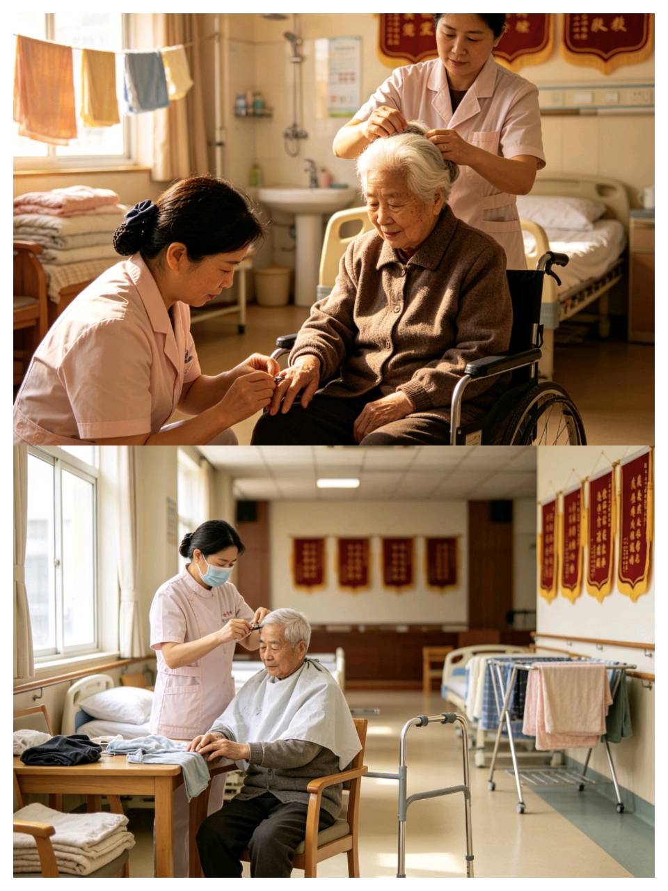 请欣赏《乡院栖晚晴 ——记台安广涛养老中心》作者于德宽/主播福音 英利 安然 挽一树梨花 渺邈/编辑渺邈【中国长江文学社】有声文学平台【第18762期】（图6）