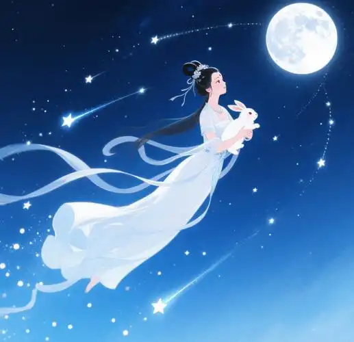鹧鸪天·中国十大神话之嫦娥奔月 作者:刘晁林（图2）