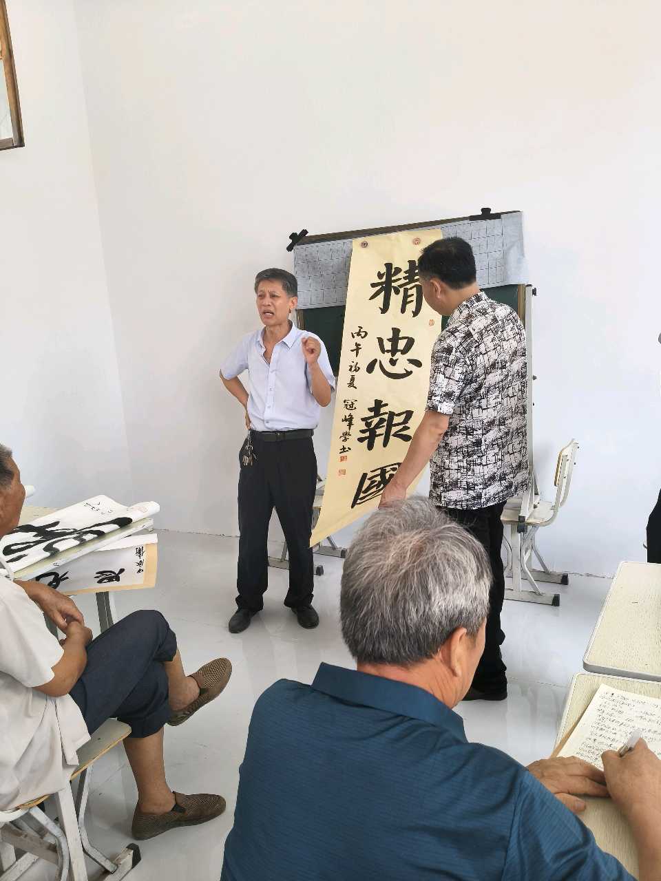 榴红映雅院 翰墨悟真章——嘉祥芸艺学社书法大课堂雅集纪实（图16）