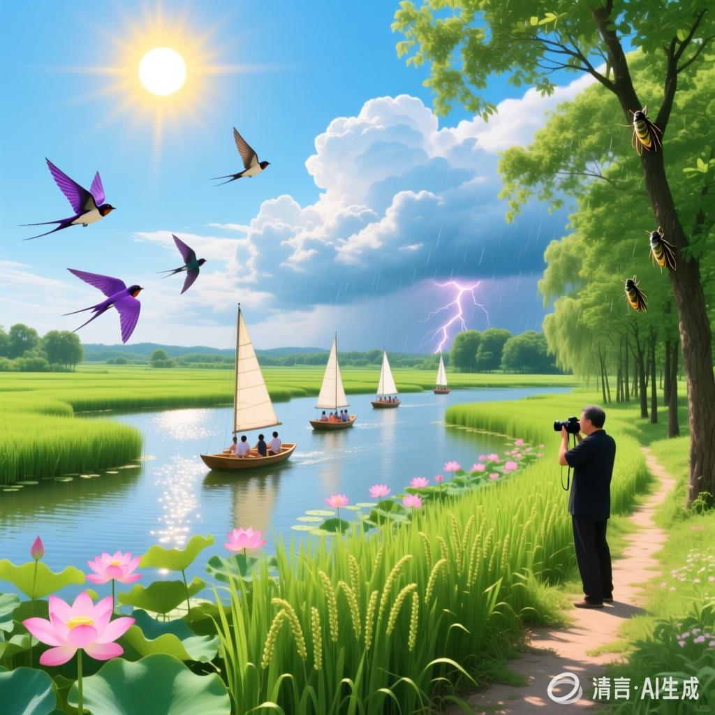 【中国憨派文学】李培忠 :七绝·东原小暑三(图2)