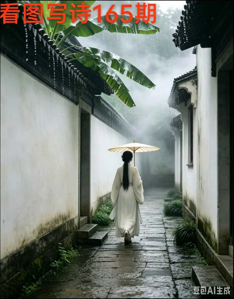 自由诗《小巷雨霏霏》 作者:连振华/广东乐昌（图17）