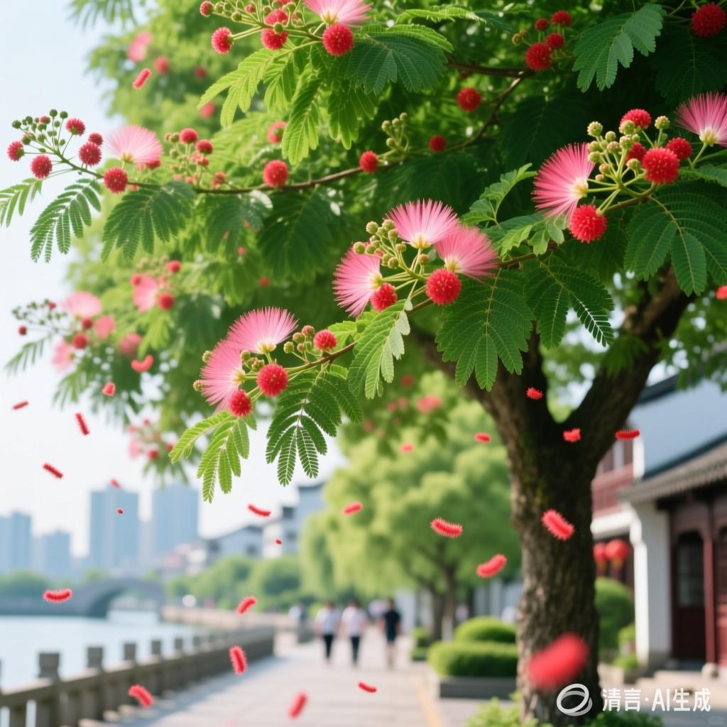 【中国憨派文学】单宝剑:芙蓉花飘合欢来(散文)(图2)