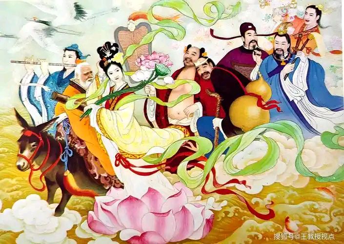 鹧鸪天·中国十大神话之八仙过海 作者:刘晁林（图2）