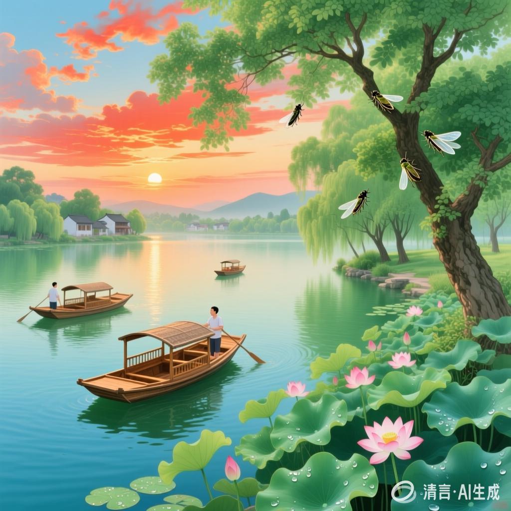 【中国憨派文学】李九香:〔越调•黄蔷薇带过庆元贞〕盛夏感怀(图2)