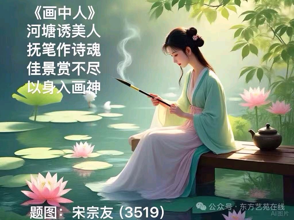 题图诗连载3522《松花湖》作者宋宗友(吉林)编辑孙秀兰20260709（图20）