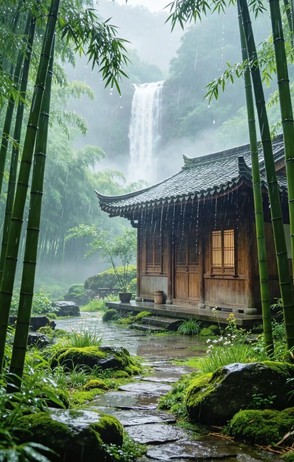 南乡子·竹瀑山居 三首（文／三阳）（图4）