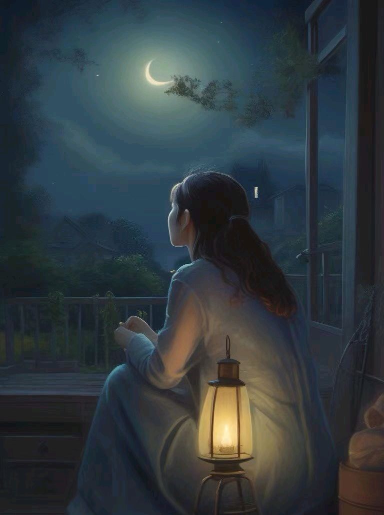 【诗情画意】《黑夜阑珊》作者/暮野（图4）