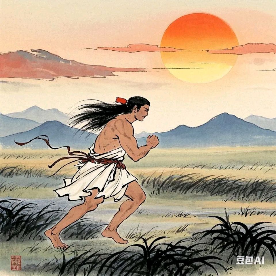 鹧鸪天·中国十大神话之夸父逐日 作者:刘晁林（图2）