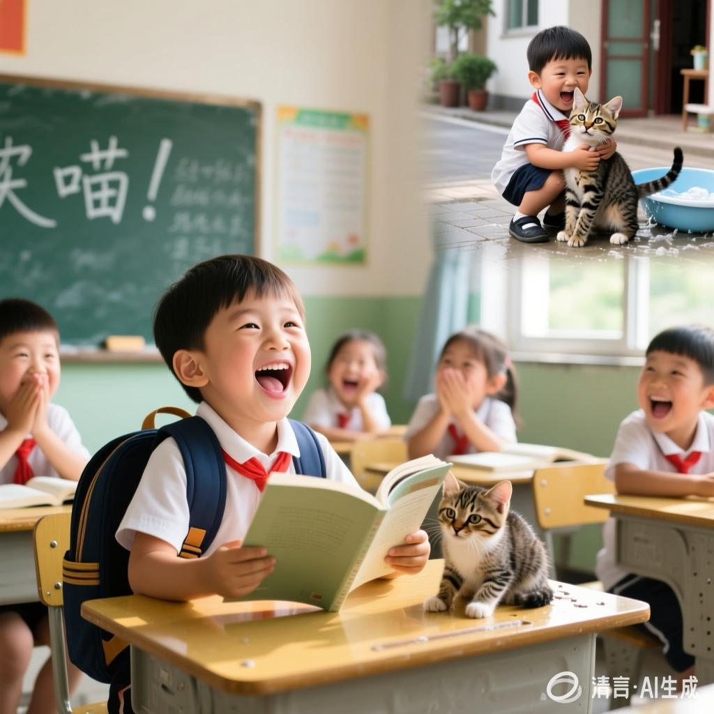 郭长城:【土掉渣·滑溜曲】小宝养猫(中国憨派文学)(图2)