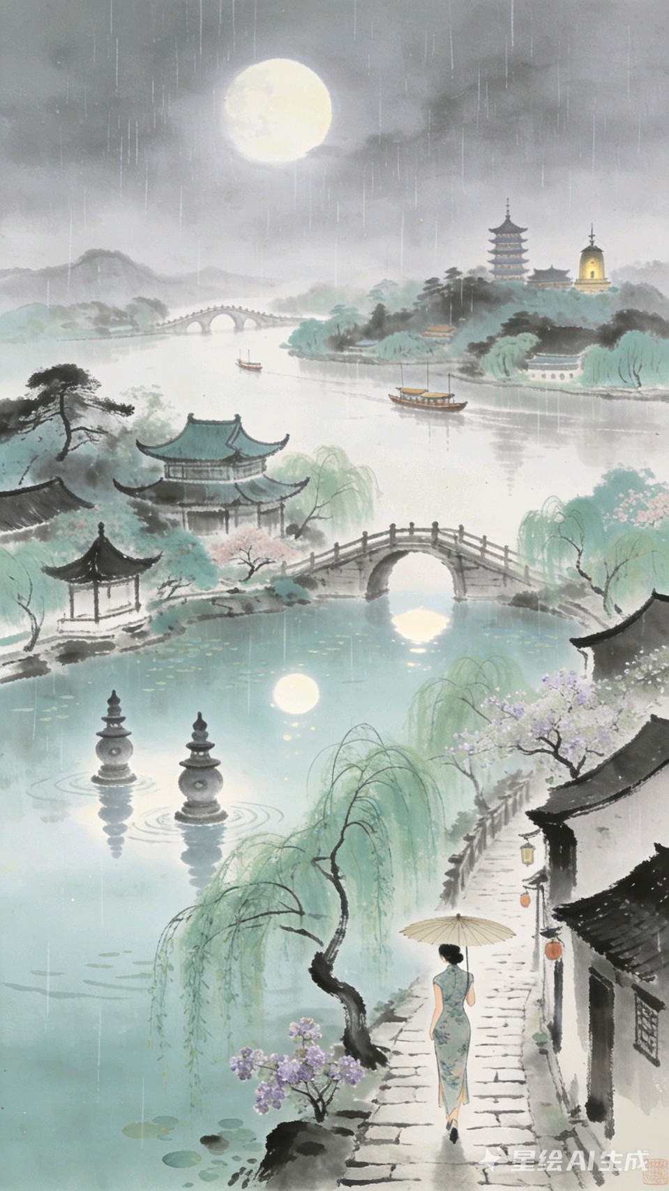 🇨🇳【中国诗人】第1584篇（名家风采）烟雨江南//文:梦秋社长/诵读:山谷幽兰*醉清风（图3）