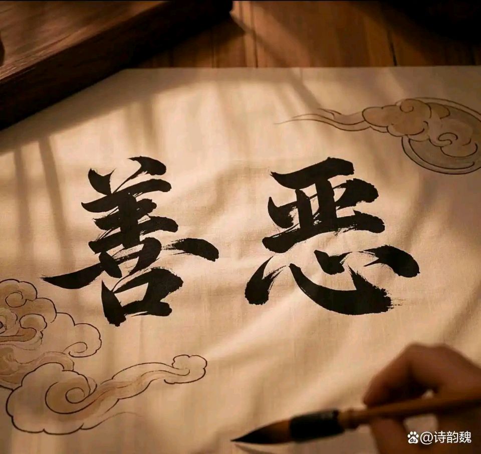 江城子慢*善恶有报 作者~唐增虎(山东)(图5)