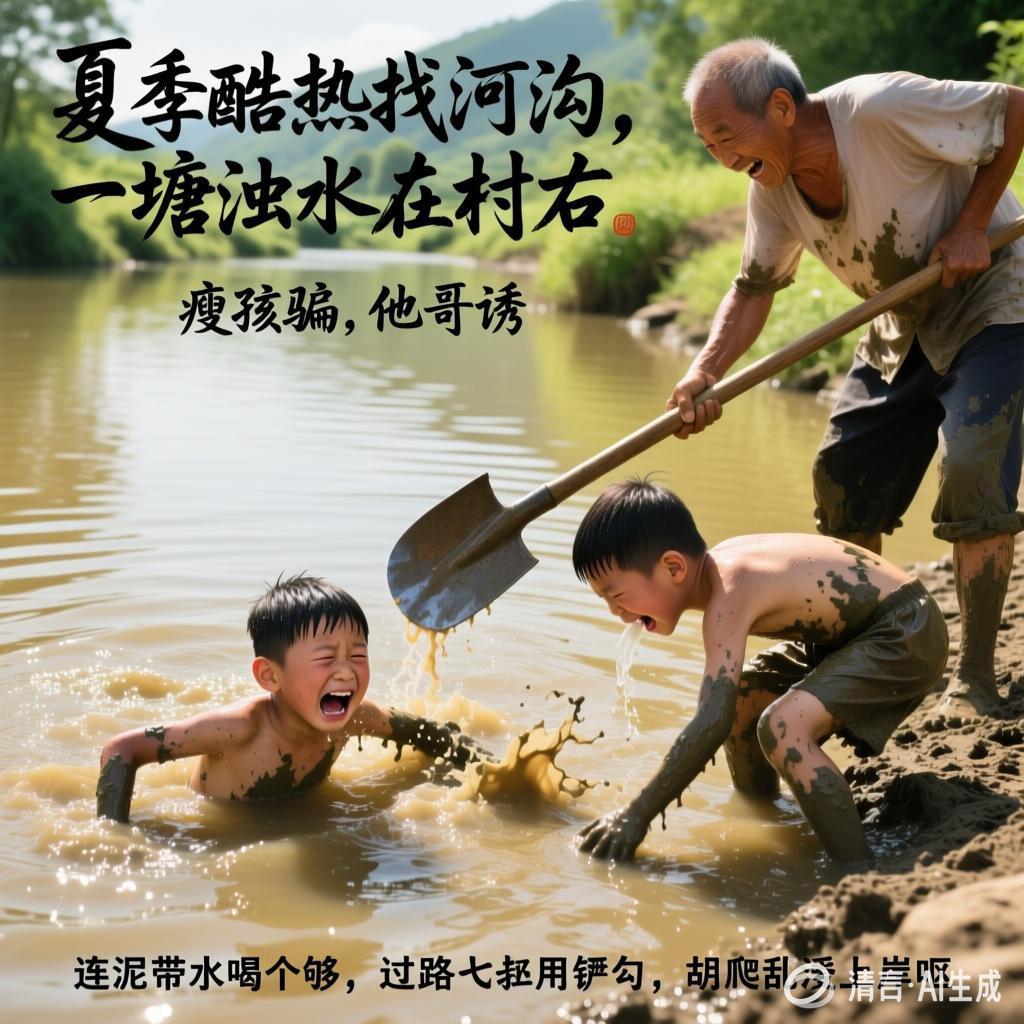 平庸阁:【土掉渣·滑溜曲】学游泳(中国憨派文学)(图2)