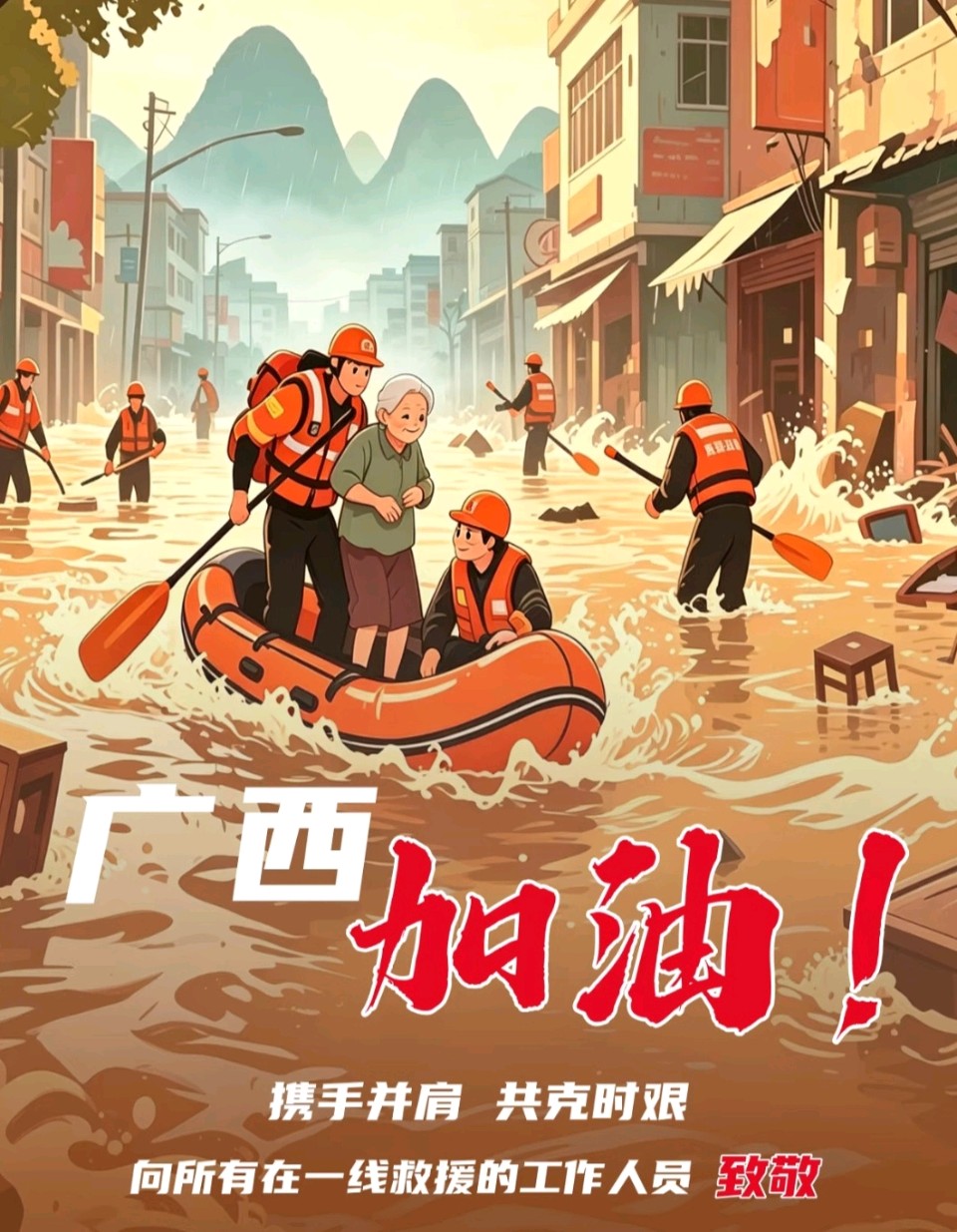 满江红《广西抗洪》（柳永体）作者:马尚元（甘肃）（图6）