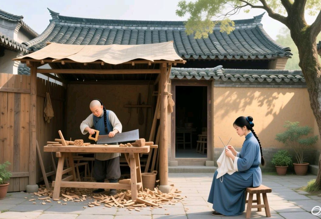傻丫“捎尿”（民间故事）（图2）