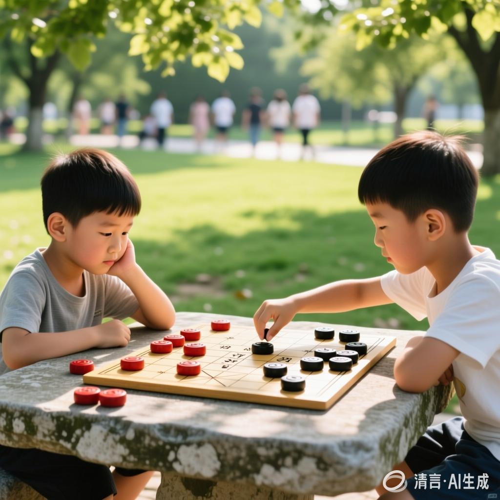 郭长城:【土掉渣·滑溜曲】小宝下棋(中国憨派文学)(图2)