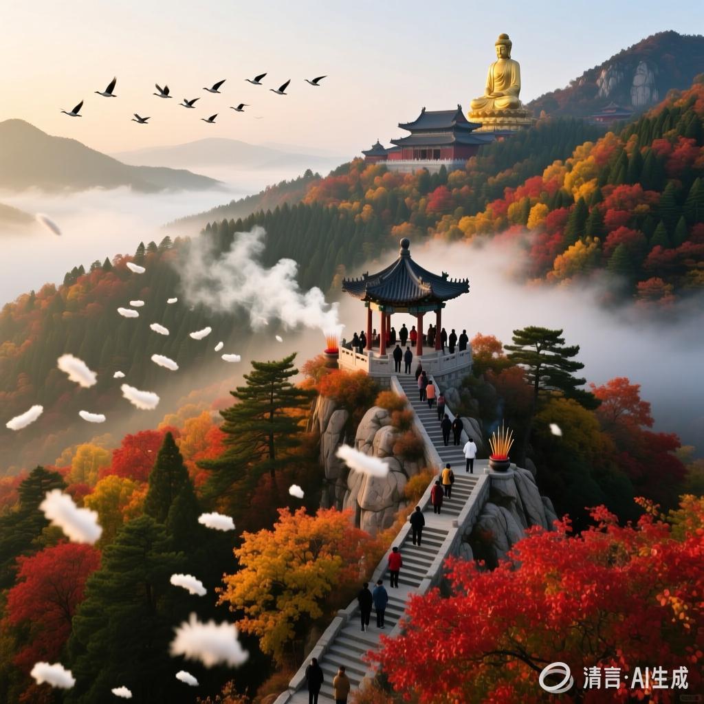 【中国憨派文学】张国贤:青玉案·秋游千佛山(图2)