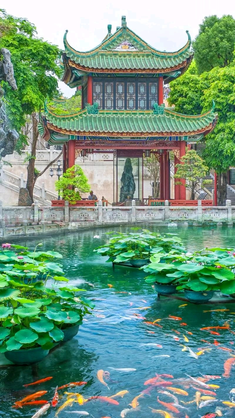 绝句二首《广州宝墨园小景》刘国星老师佳作欣赏（图4）