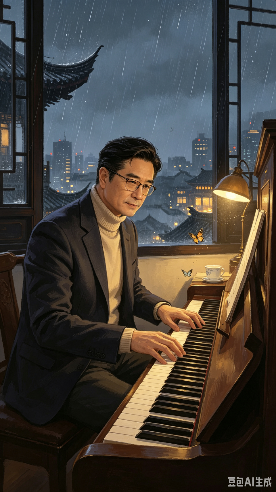 【乐天头条】文学社核心作家沈巩利先生精品//玫瑰与蝴蝶(图2)