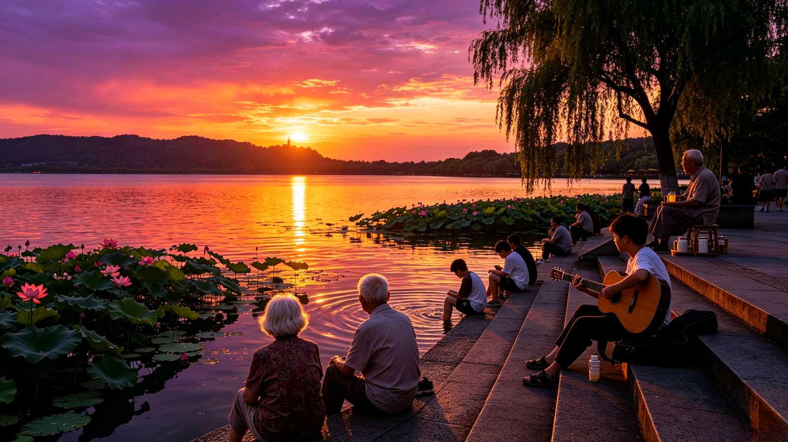 【当代文艺】《东湖赏荷》作者：答作俊（图5）