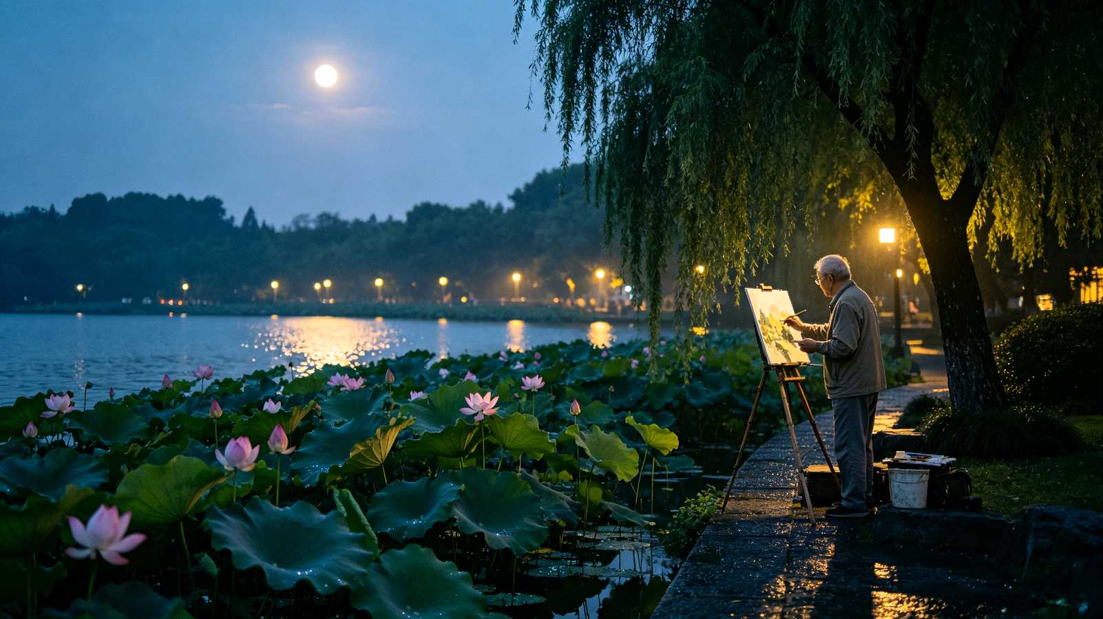 【当代文艺】《东湖赏荷》作者：答作俊（图6）