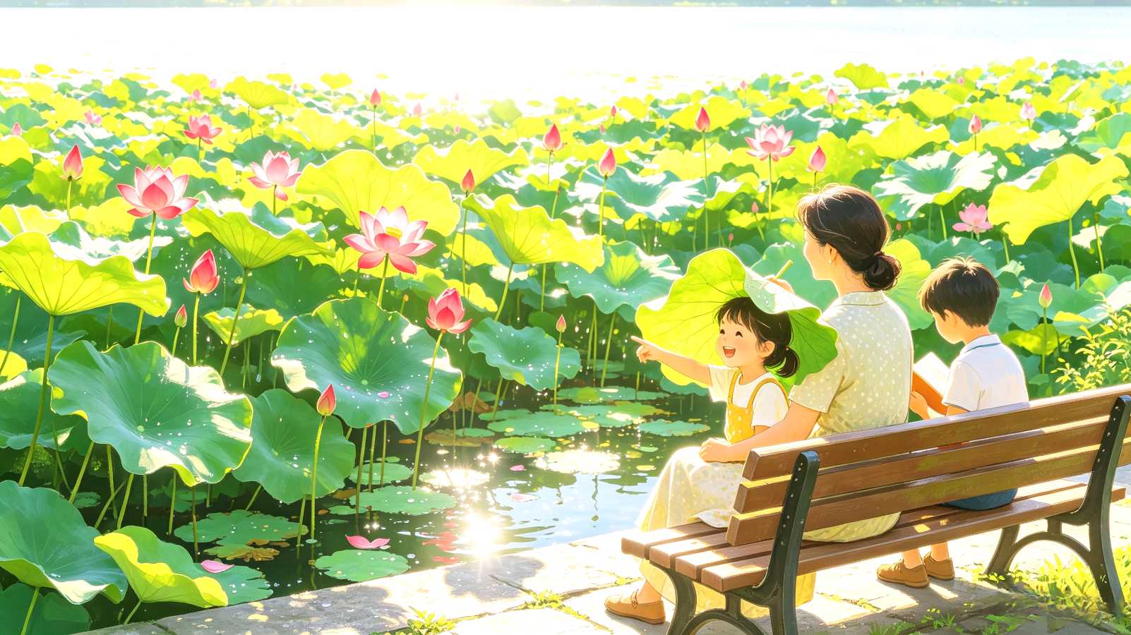 【当代文艺】《东湖赏荷》作者：答作俊（图4）